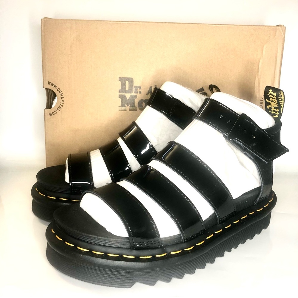 Dr. Martens Blaire Patent Leather Sandal